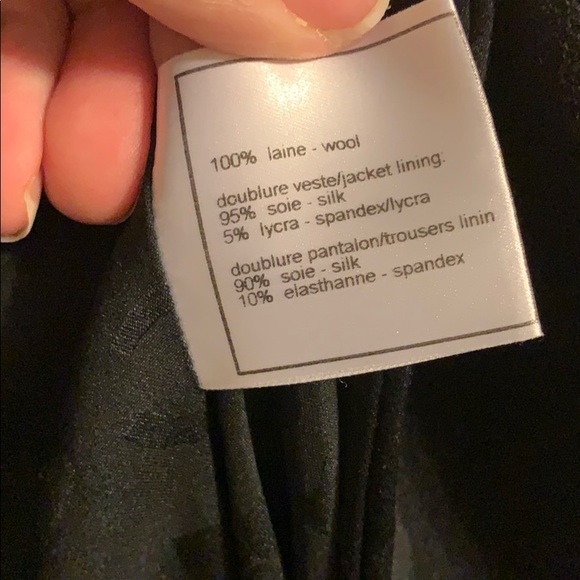 CHANEL black blazer size 40/6 gorgeous - Picture 6 of 7